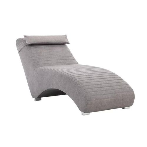 Chaise Longue Providence 183, Gris, Boîte De Literie, 80x73x170cm