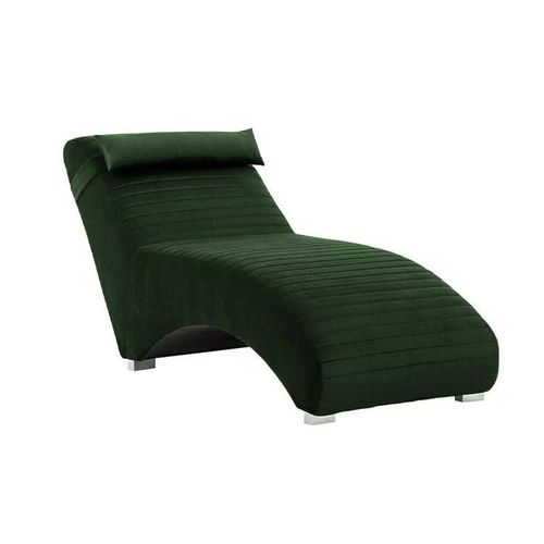 Chaise Longue Providence 183, Vert, Boîte De Literie, 80x73x170cm