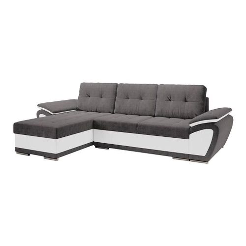 Canapé D'angle Arvada 114, Gris, Fonction De Couchage, 267x156x97cm