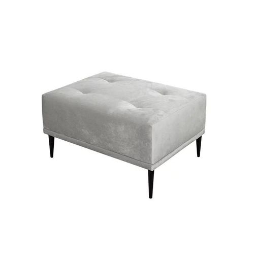 Pouf Providence 154, Gris, Tapisserie, 43x63x83cm