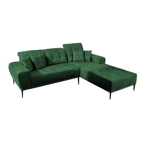 Canapé D'angle Providence 153, Vert, Fonction De Couchage