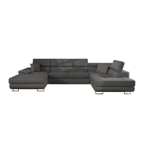 Canapé D'angle Comfivo 190, Marron, Fonction De Couchage, 345x202x71cm