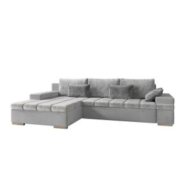 Canapé D'angle Comfivo 169, Gris, Fonction De Couchage, 310x175x83cm