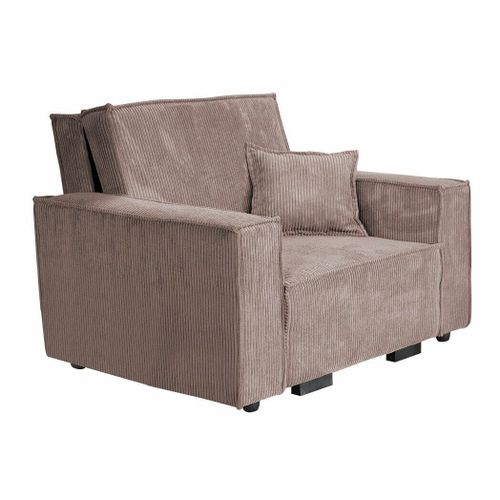 Fauteuil Columbus 180, Rose, Tapisserie, 85x123x98cm