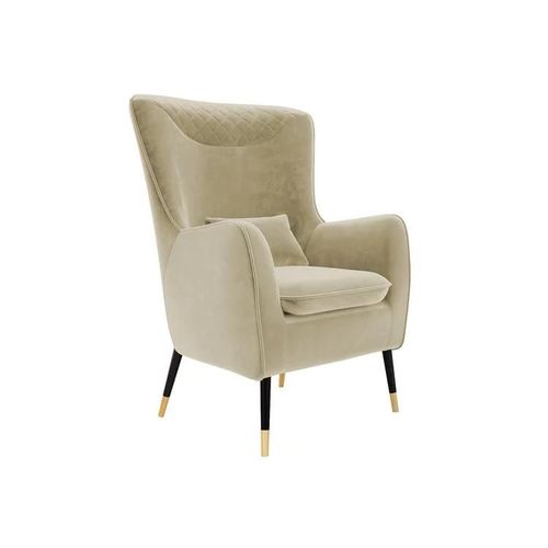Fauteuil Orem 114, Brun Clair, Tapisserie, 103x79x87cm