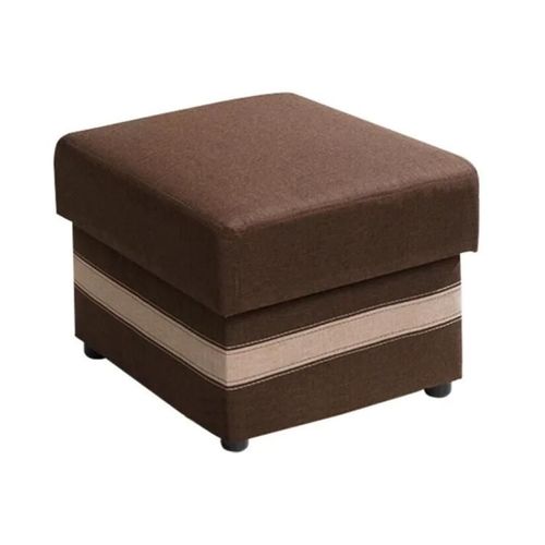 Pouf Providence 168, Marron, Tapisserie, 37x50x50cm