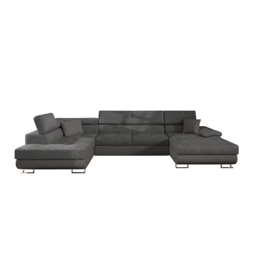 Canapé D'angle Comfivo 190, Marron, Fonction De Couchage, 345x202x71cm