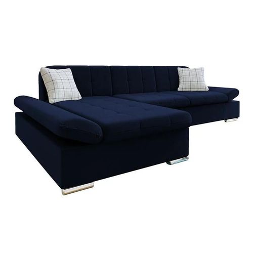 Canapé D'angle Comfivo 250, Bleu, Fonction De Couchage, 278x161x76cm