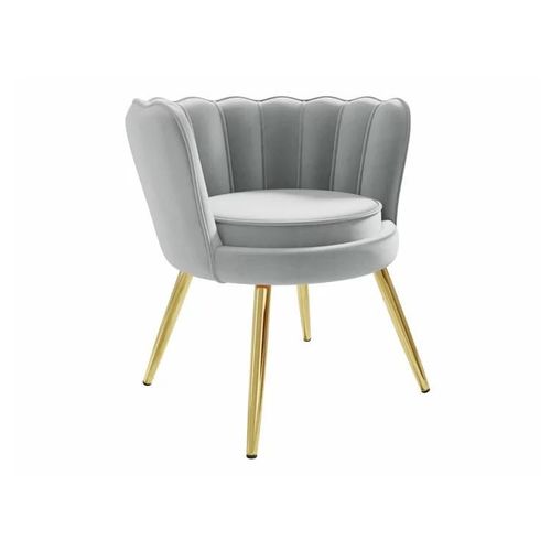 Fauteuil Comfivo 319, Gris, Tapisserie, 75x76x72cm