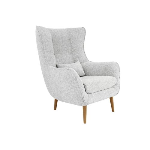 Fauteuil Comfivo 204, Gris, Tapisserie, 106x80x95cm