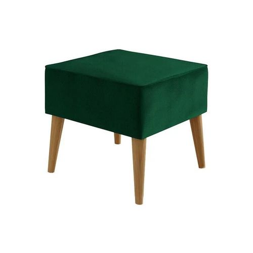 Pouf Comfivo 205, Vert, Tapisserie, 41x45x45cm