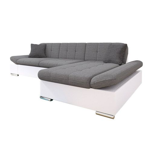 Canapé D'angle Comfivo 219, Gris, Fonction De Couchage, 278x161x76cm