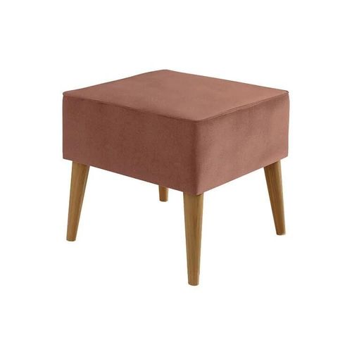 Pouf Comfivo 205, Rose, Tapisserie, 41x45x45cm