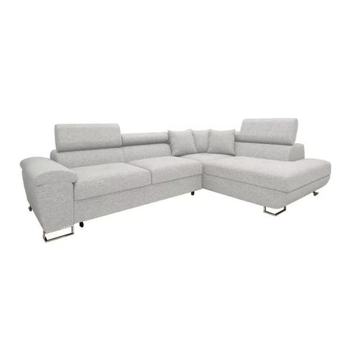 Canapé D'angle Comfivo 166, Gris, Fonction De Couchage, 270x202x71cm