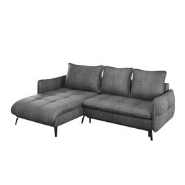 Canapé D'angle Lincoln 157, Gris, Fonction De Couchage, 273x180x88cm