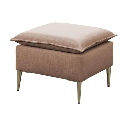 Pouf Providence 147, Rose, Tapisserie, 45x50x50cm