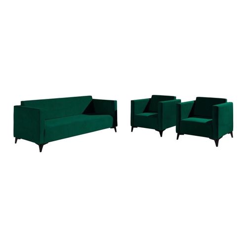 Ensemble De Canapés Virmore 104, Fonction De Couchage, Vert
