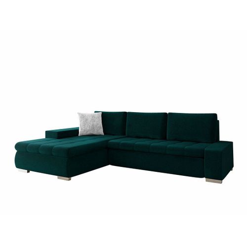 Canapé D'angle Comfivo 147, Vert, Fonction De Couchage, 302x213x80cm