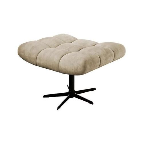 Pouf Indiana 147, Brun Clair, Tapisserie, 45x46x69cm