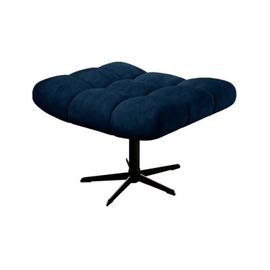 Pouf Indiana 147, Bleu, Tapisserie, 45x46x69cm