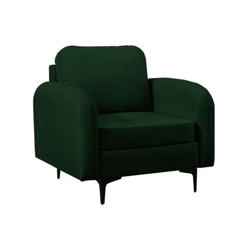 Fauteuil Torlua 100, Vert, Tapisserie, 96x92x94cm