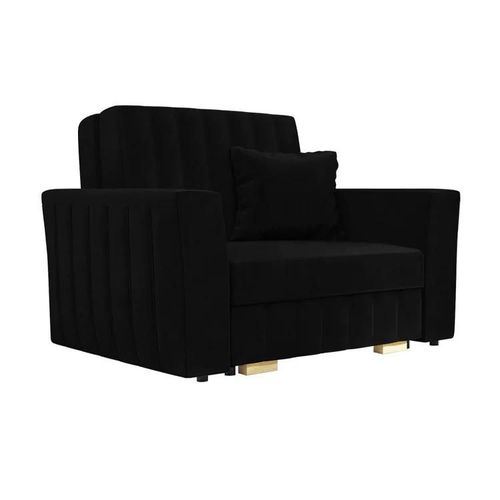 Fauteuil Columbus 135, Noir, Tapisserie, 85x115x98cm
