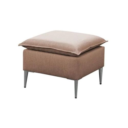 Pouf Providence 147, Rose, Tapisserie, 45x50x50cm