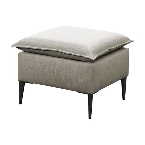 Pouf Providence 147, Brun Clair, Tapisserie, 45x50x50cm