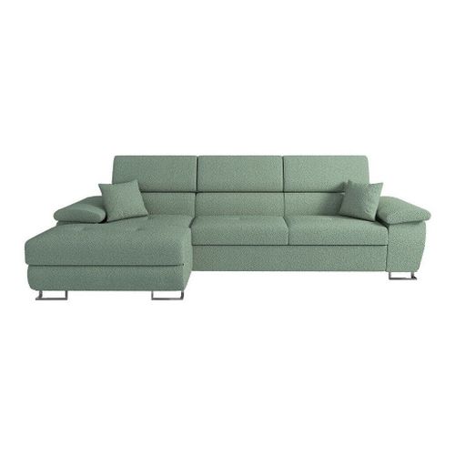 Canapé D'angle Comfivo 242, Turquoise, Fonction De Couchage