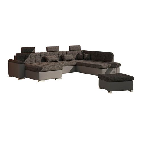 Ensemble De Canapés Comfivo 215, Fonction De Couchage, Gris