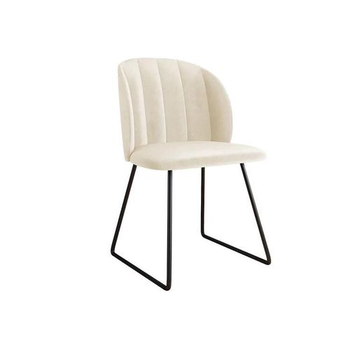Chaise Comfivo 101, Tapisserie, Métallique, 80x52x58cm