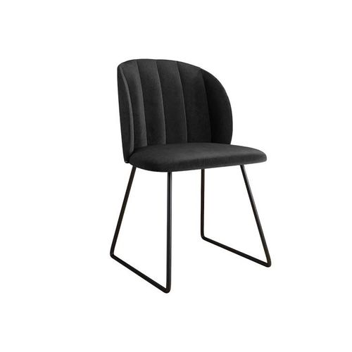 Chaise Comfivo 101, Tapisserie, Métallique, 80x52x58cm