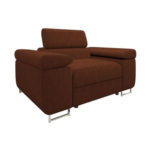 Fauteuil Comfivo Eliferu 106, Marron, Tapisserie, 70x134x102cm