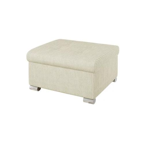 Pouf Comfivo 115, Brun Clair, Tapisserie, 41x68x70cm