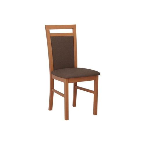 Chaise Victorville 154, Tapisserie, En Bois, Bois, 93x43x40cm
