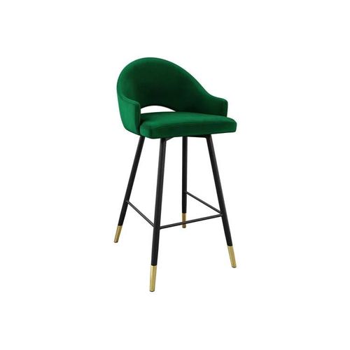 Chaise De Bar Jackson 103, Tapisserie, Métallique, 103x50x54cm