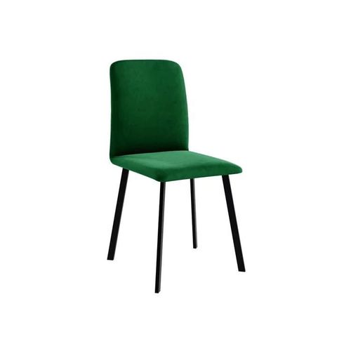 Chaise Edmond 115, Tapisserie, Métallique, 91x48x55cm