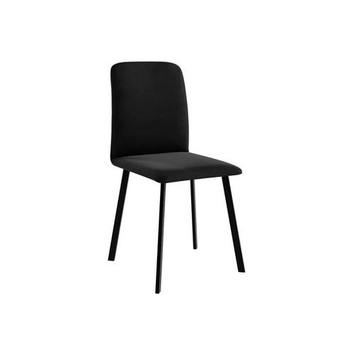 Chaise Edmond 115, Tapisserie, Métallique, 91x48x55cm