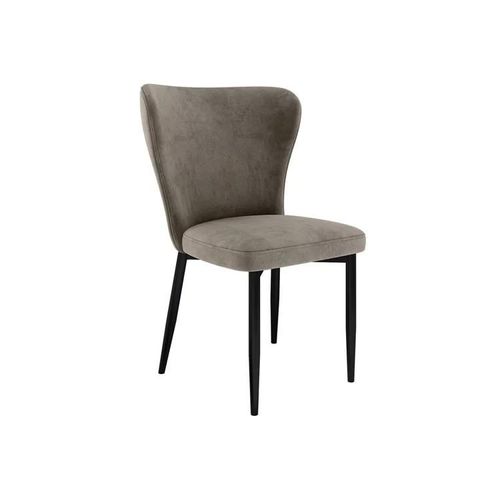 Chaise Jackson 105, Tapisserie, Métallique, Bois, 90x56x63cm