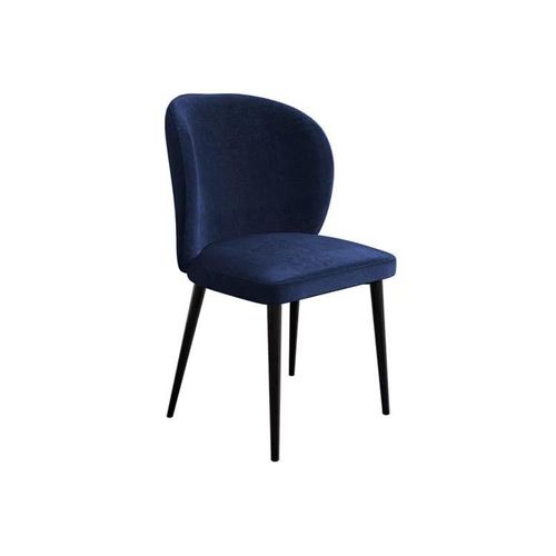Chaise Jackson 104, Tapisserie, Métallique, 87x50x59cm