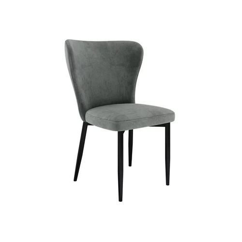 Chaise Jackson 105, Tapisserie, Métallique, Bois, 90x56x63cm