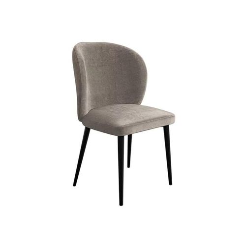 Chaise Jackson 104, Tapisserie, Métallique, 87x50x59cm