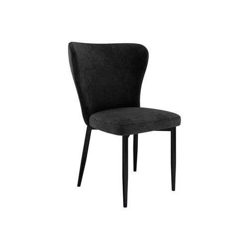 Chaise Jackson 105, Tapisserie, Métallique, Bois, 90x56x63cm