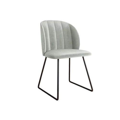 Chaise Comfivo 101, Tapisserie, Métallique, 80x52x58cm