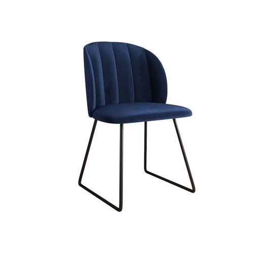 Chaise Comfivo 101, Tapisserie, Métallique, 80x52x58cm