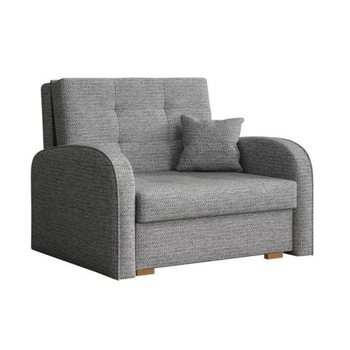 Fauteuil Columbus 114, Gris, Tapisserie, 85x103x98cm