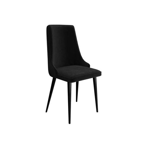 Chaise Jackson 106, Tapisserie, Métallique, Bois, 91x48x55cm