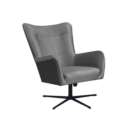 Fauteuil Marana 100, Gris, Tapisserie, 95x75x83cm