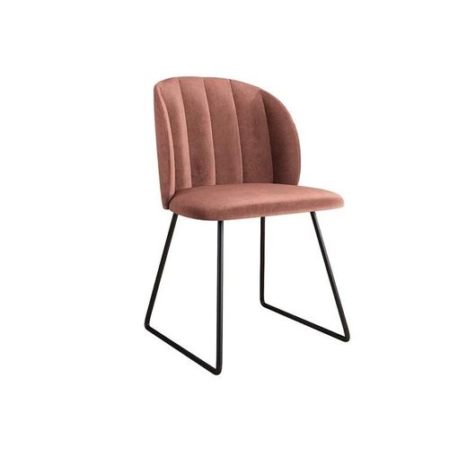 Chaise Comfivo 101, Tapisserie, Métallique, 80x52x58cm