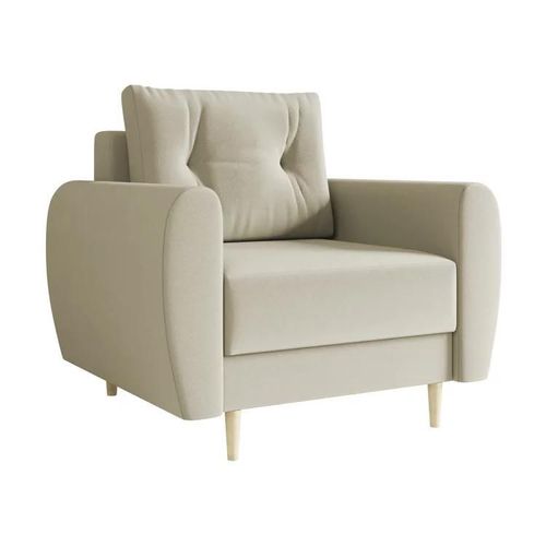 Fauteuil Memphis 144, Brun Clair, Tapisserie, 95x104x82cm